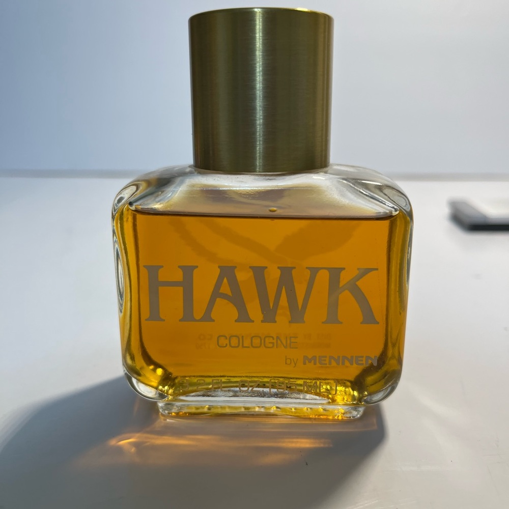 Vintage Men’s HAWK AFTERSHAVE by MENNEN SPLASH cologne 95 ML 3.2 FL oz 90% Full